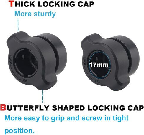 17mm Ball Mount Adapter, 17mm Ball Joint Socket to 1/4-20 Male Screw Adapter (2PCS) in Saudi Arabia