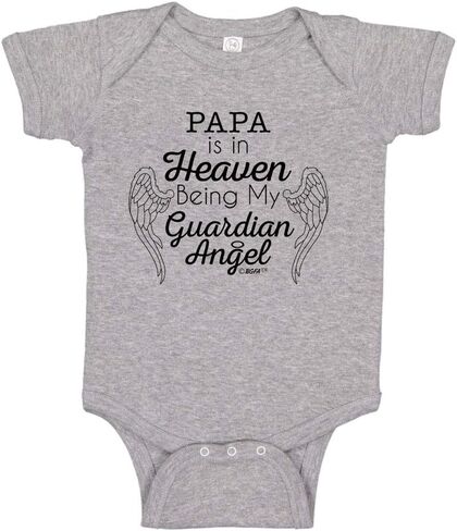 Papa in Heaven Being My Guardian Angel Bodysuit in Saudi Arabia