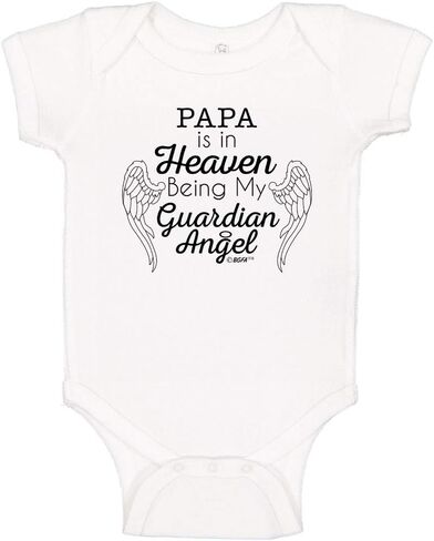 Papa in Heaven Being My Guardian Angel Bodysuit in Saudi Arabia