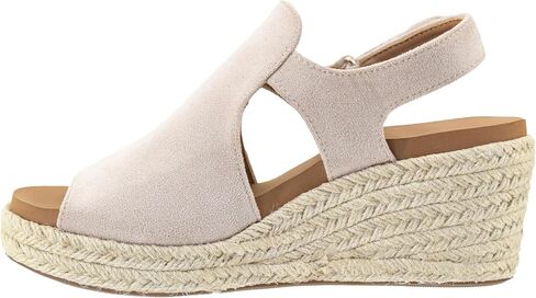 Corkys Footwear Pose Wedges | Memory Foam Insoles, 2.5-Inch Heel, Hook and Loop Closure | Stylish and Comfortable for All Day Wear in Saudi Arabia