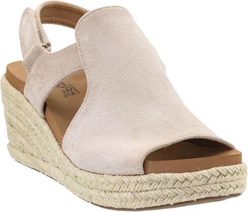 Corkys Footwear Pose Wedges | Memory Foam Insoles, 2.5-Inch Heel, Hook and Loop Closure | Stylish and Comfortable for All Day Wear in Saudi Arabia