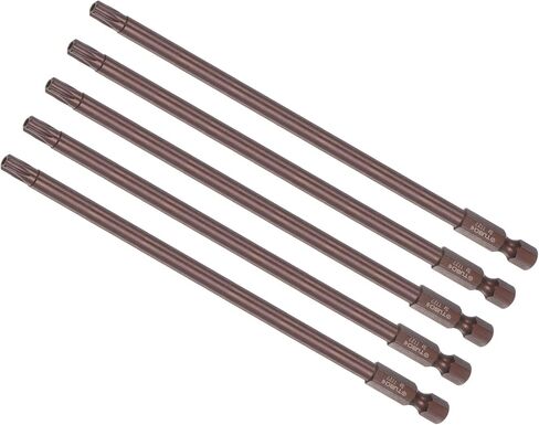 بت مفك البراغي torx المغناطيسي ، T20 6 "طول 1/4" سداسي سداسي ، S2 Steel Star 6 Point Drill Driver Proof - (التطبيقات: لإصلاح السيارات) ، 5 قطع in Kuwait