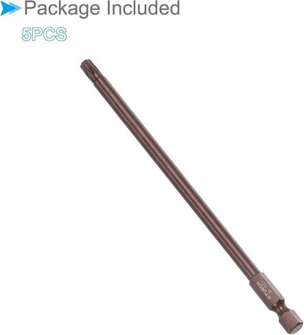 بت مفك البراغي torx المغناطيسي ، T20 6 "طول 1/4" سداسي سداسي ، S2 Steel Star 6 Point Drill Driver Proof - (التطبيقات: لإصلاح السيارات) ، 5 قطع in Kuwait