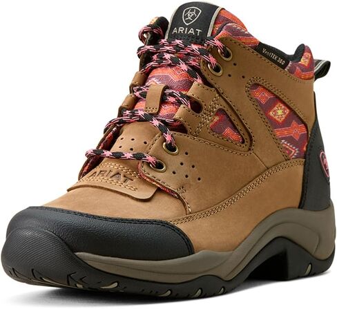 ARIAT Womens Terrain Venttek 360 Southwest Round Toe Hiking Hiking Casual Boots Ankle Low Heel 1-2" - Brown in Saudi Arabia