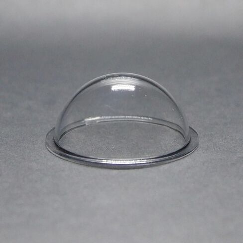 KAYNEY Acrylic Dome with Flange Clear Plastic Hemisphere – Transparent Case for CCTV, Camera Lens, Jewelry, Collectibles & Miniatures – Dustproof Cover for Delicate Items (2.0inch / 50mm) in Saudi Arabia