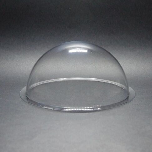 KAYNEY Acrylic Dome with Flange Clear Plastic Hemisphere – Transparent Case for CCTV, Camera Lens, Jewelry, Collectibles & Miniatures – Dustproof Cover for Delicate Items (2.0inch / 50mm) in Saudi Arabia