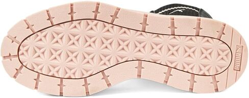 PUMA Womens Mayze Stack Round Toe سحب على منصة تشيلسي أحذية عارضة منتصف العجل منخفض الكعب 1-2 " - أسود in Saudi Arabia