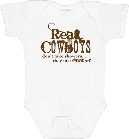 inktastic inktastic real cowboys bodysuit in Kuwait