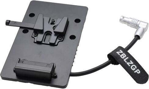 V Mount Battery Plate for DJI Ronin 4D,1B 6 Pin Female V-Lock Battery Plate 10cm in Kuwait