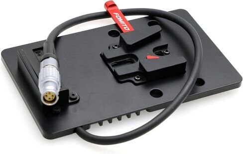 V Mount Battery Plate for DJI Ronin 4D,1B 6 Pin Female V-Lock Battery Plate 10cm in Kuwait