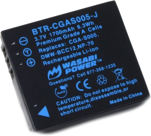 بطارية Wasabi Power لـ Leica BP-DC4 و BP-DC4-U و Leica C-LUX1 و D-LUX2 و D-LUX3 و D-LUX4 in Saudi Arabia