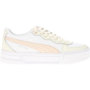 PUMA Womens Skye Lace Up Sneakers Shoes - White - Size 9.5 M