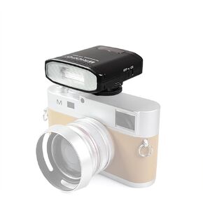 Universal Mini Camera Flash GN12 On-Camera Flash 5600K Speedlite 0.1-1.8s Recycle Time Manual/Auto Mode Built-in Battery Replacement for Canon Nikon Sony Olympus Panasonic Pentax Camera