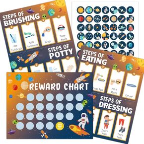 Potty Training Chart for Toddler 16 PCS Self-Care Training Sticker Chart Monster Truck Potty Reward Chart with 252 Stickers Potty Training Sticker Chart in Saudi Arabia