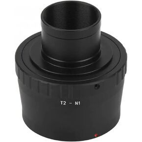 T2-N1 1.25inch Telescope to for Nikon N1 Series V1 V2 V3 J1 J2 J3 J4 J5 DSLR Cameras Aluminium Alloy Mount Adapter Ring