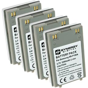 Synergy Digital Camcorder Battery, Compatible with Samsung SB-P180, SB-P180A, SB-P90A, SB-P90ASL, SB-P90AB, SB-180, SB-180ASL Camcorder Battery (li-ion, 3.7V, 2200 mAh)