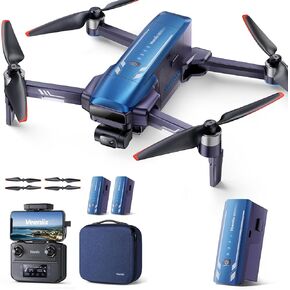 V11PRO Drones with Camera for Adults 4K, 80Min Flight Time, 19685ft Digital Transmission + Veeniix V11PRO Original Intelligent Flight Battery 3500mAh 11.1V Replacement
