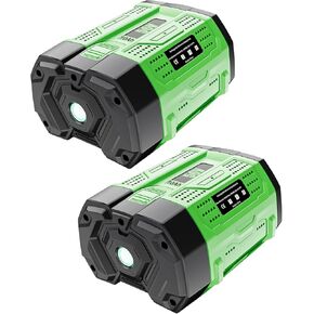 10.0Ah 56V Replacement for EGO Battery BA2800T BA4200T BA5600T BA1400T Compatible with EGO 56 Volt Power Tools 2Pack （Green）