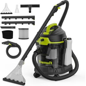 Extractor Vacuum Car Detailing, 4 Gallon Car shampooer Interior Cleaner, 5.5 Peak HP Wet Dry Upholstery Shampoo Vacuum Cleaner, 3 in 1 Carpet Extractor for Home/Shop