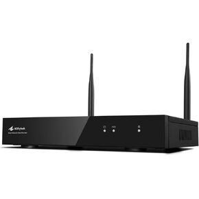 kittyhok 16ch wifi 6 مسجل فيديو شبكة ، 2.4/5GHz WIFI ، VGA & HDMI ، سجل الحركة ، التشغيل الذكي ، الدعم حتى 8TB HDD تخزين محلي ، تخزين السحابة ، HUB-8MP