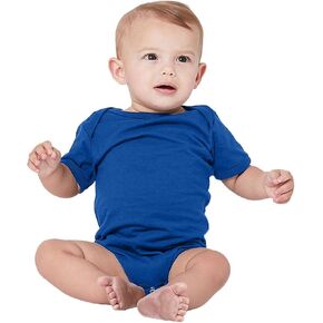 Bella + Canvas Infant Jersey Short-Sleeve One-Piece 3-6MOS TRUE ROYAL