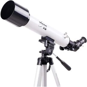 Focal Length 500Mm Portable Refractor Telescope – Fully Coated Glass Optics - Ideal Telescope for Beginners Multi-Layer Green Film