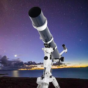 Practical Telescope Telescope for Adults Astronomy Beginners Refractor Telescope for Astronomy Limit Star 12.5 Finder Mirror 6 X30 Focal Length 1000Mm with Tripod