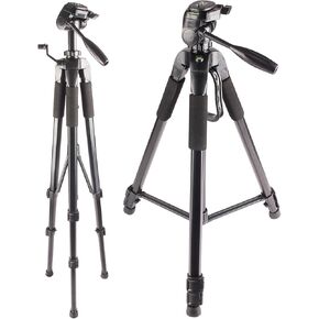 72-Inch Multi-Angle Tripod with Fluid Head for - Sony Alpha a9, a7, a7S, a7IIK, a7II, a7R II, a6500, a6300, a6000, a5000, a5100, a3000 Mirrorless - a58, a65, a68, A77, A77II, A99V Digital SLR Camera