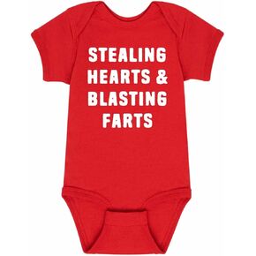 Instant Message - Stealing Hearts and Blasting Farts - Infant Baby One Piece