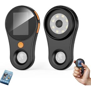 Portable Handheld Magnifying Glass, Portable Handheld Digital Electron Microscope, 500x Fixed Magnification Microscope, for Plant, Stone,Circuit Boards (Black)