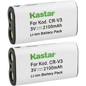 Kastar CR-V3 Battery 2-Pack Replacement for CR-V3, CR-V3P, CRV-3, CRV3L, CR-V3L, DLCRV3, DLCR-V3, DLCRV3B, ELCRV3, KCR-V3, KCRV3, KCRV3-1, KITCRV3, PRCR-V3, PRCR-V3R, RLCRV3, SBP-1103 Battery