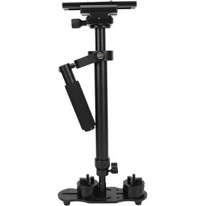 Professional 3-Axis Handheld Camera Stabilizer for DSLR, Compact Aluminum, 360° Rotation, Universal Mount, Extendable, with Level Calibrator