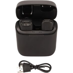 هاتف Acouto Lier مع عدم وجود تخفيض ، وتوصيل وتشغيل MIC MIC لشحن ، Black (أسود)