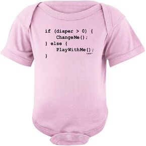 Coding for Babies Funny Programmer Bodysuit