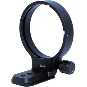 Camera Lens Collar Tripods Mount with 1/4 3/8 Screw Holes for S740 70-400mm Metal Photography Accessory