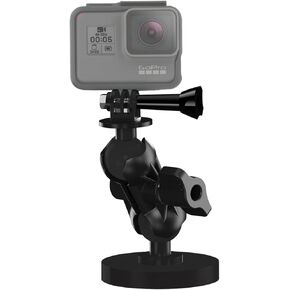 Magnetic Mount Magnet for Camera with B Size Ball Head Adjustment, Compatible with GoPro Hero 13 12 11 10 9 8 7 6 5, DJI Osmo Action 5 Pro/4/3
