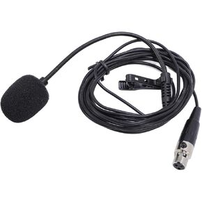 Yoidesu Lavalier Microphone, Omnidirectional Clip On Lapel Mic with Clips and Windscreen for Video Recording Podcasting Interviews, All Round Pickup