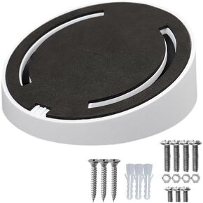 Angled Ceiling Mount Dome Camera, Indoor Angled Ceiling Mount Bracket Obliquity White ABS Plastic DS-1259ZJ Ceiling Mount Bracket (2-Pack)