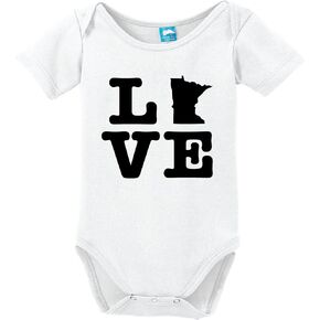 Minnesota Love Printed Infant Bodysuit Baby Romper