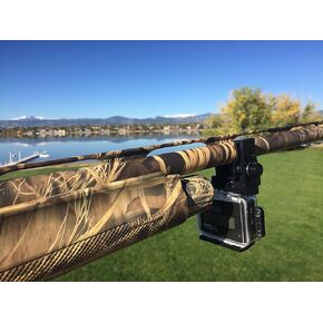 Shotgun Mount for Gopro - Works on All Gun Barrells - Rifles and Scopes Too.