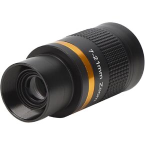 Astronomical Telescope Zoom Eyepiece Metal Body Suitable for 1.25 Inch/31.7 MM Black