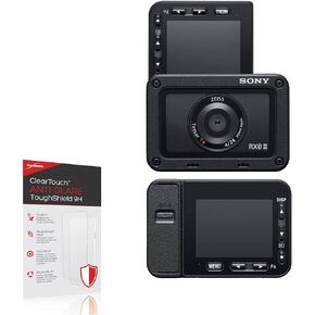 واقي شاشة Boxwave متوافق مع Sony Rx0 II-Cleartouch Anti-Glare Toughshield 9H (2-Pack) ، واقي شاشة فيلم مضاد لمادة 9H.