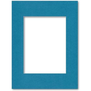 18x24 Matting for 12x16 Photograph or Artwork 4-Ply Bevel Cut Acid Free Matboard for Picture framing (Marine Blue)