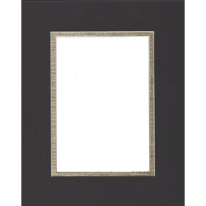 22x28 Black & Gold Double Picture Mats Bevel Cut for 16x20 Pictures