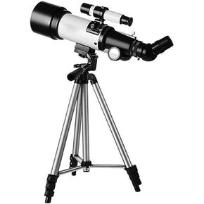 Astronomy Telescope for Kids Adults Beginners Refractor Telescope Portable Travel Telescope with an Adjustable Tripod and Smartphone Holder Carry Bag Nice Family (Package a)
