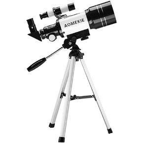 Professional Telescopes for Kids Adults Astronomy Beginners Refractor Telescope with Adjustable Tripod 10X Phone Adapter Moon Filter 3X Barlow Lens