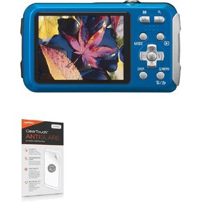 واقي شاشة Boxwave لـ Panasonic Lumix DMC-TS30 (واقي الشاشة Cleartouch Anti-Glare (2-Pack) ، الجلد المضاد للأصفر اللامع ل Panasonic Lumix DMC-TS30