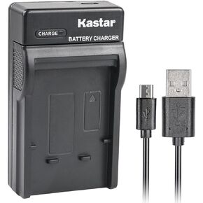 Kastar Slim USB Charger for Panasonic CGR-D28 D28SCGR-D08 D08S CGR-D14 CGR-D16 D16S, CGR-D120 CGR-D210 CGR-D220 CGR-D320 & Panasonic AG Series, AJ-PCS060G, DZ-MX5000, NV Series, PV Series, VDR-M20