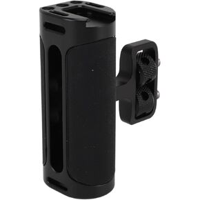 Camera Handle, Camera Handle Grip Aluminum Alloy Camera Grip Handle with Screw Cold Shoe Mount for Photography (Silver) (Black) (Dark Green)