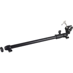 Aluminium Alloy Extendable Camera Slider Tripod Support Rod with Clamp for Photography and Video